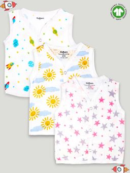 Kidbea - Extra Soft Muslin Jhabla Cloth for Baby (Pack of 3)