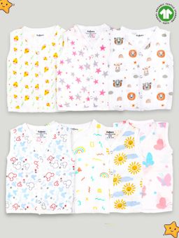 Kidbea - Extra Soft Mulmul Jhabla Cloth for Baby (Pack of 7)