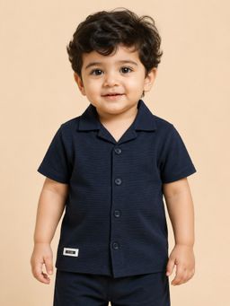 Bloom Up - Black Formal Shirt For Boys And Toddlers