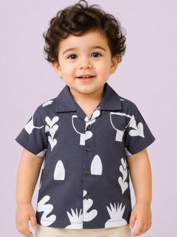 Bloom Up - Purple Casual Shirt For Boys And Toddlers