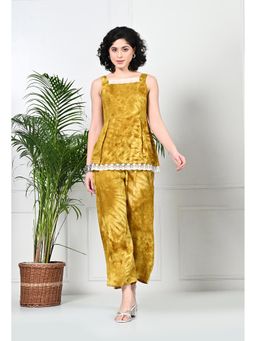Laado - Mustard Yellow Tie and Dye Co-Ord (Set of 2)