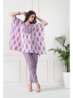 Laado - Pink and Purple Yoke Co-Ord (Set of 2)