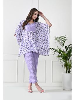 Laado - Purple Yoke Co-Ord (Set of 2)