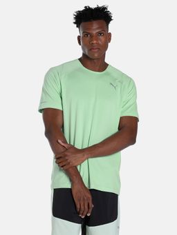 Puma - Run Cloudspun Mens Green T-shirt