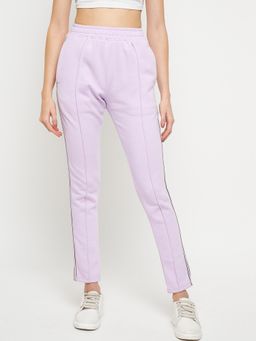 BRINNS - Women Lavender Slim Fit Cotton Track Pant
