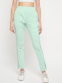 BRINNS - Women Green Slim Fit Cotton Track Pant