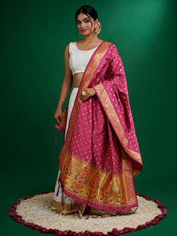 Teejh - Chandra Pink Dupatta