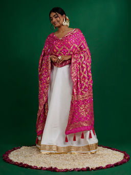 Teejh - Chetna Pink Dupatta
