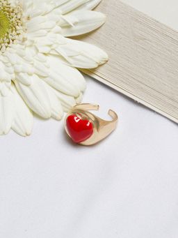 Joker and Witch - Joker & Witch Red Heart Signet Ring