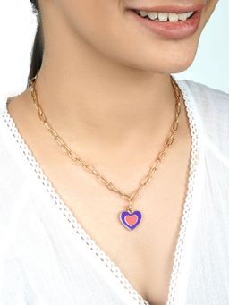 Joker and Witch - Joker & Witch Faye Blue Heart Necklace