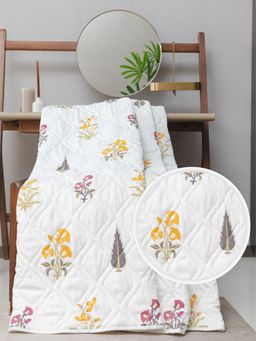 Urban Space - 3 Layer Reversible A/C Blanket (High Garden Yellow)
