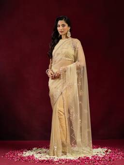 Kasee - Gold Emblish Saree