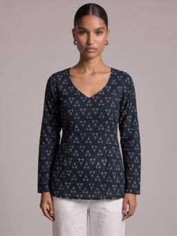 NISHORAMA - Black Nazmin Full Sleeved Kurti