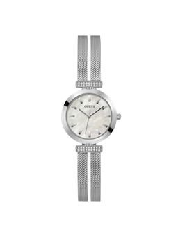 Guess - Women Gb Array Silver Round Dial Analog Watch - GW0471L1 (M)