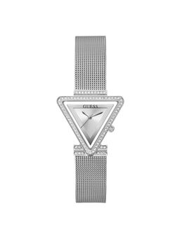 Guess - Women Fame Silver Tone Triangle Dial Analog Watch - GW0508L1 (M)