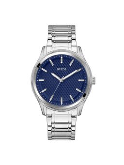 Guess - Men Dex Blue Round Dial Analog Watch - GW0626G1 (M)