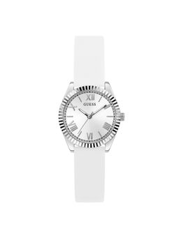 Guess - Women Gd Mini Luna Silver Round Dial Analog Watch - GW0724L1 (M)