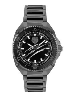 Plein Sport - Men Thunder Force Black Round Dial Analog Watch - PS8BA1024 (M)