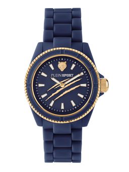 Plein Sport - Women The Scratch Blue Round Dial Analog Watch - PSHBA1223 (M)