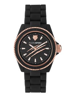 Plein Sport - Women The Scratch Black Round Dial Analog Watch - PSHBA1623 (M)