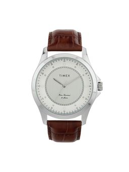 Timex - Men White Round Dial Analog Watch - TW00ZR327 (M)