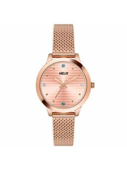 Helix - Women Pink Round Dial Analog Watch - TW022HL23 (M)