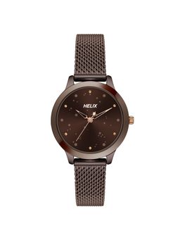 Helix - Women Brown Round Dial Analog Watch - TW022HL37 (M)