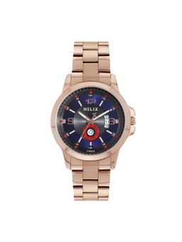 Helix - Men Blue Round Dial Analog Watch - TW023HG19 (M)
