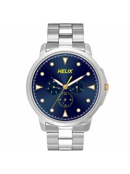 Helix - Men Blue Round Dial Analog Watch - TW027HG33 (M)