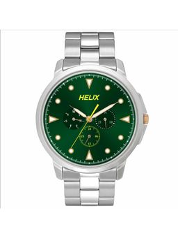 Helix - Men Green Round Dial Analog Watch - TW027HG34 (M)