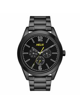 Helix - Men Black Round Dial Analog Watch - TW031HG22 (M)