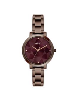 Helix - Women Brown Round Dial Analog Watch - TW041HL26 (M)