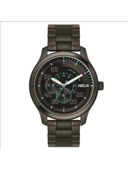 Helix - Men Black Round Dial Analog Watch - TW043HG09 (M)