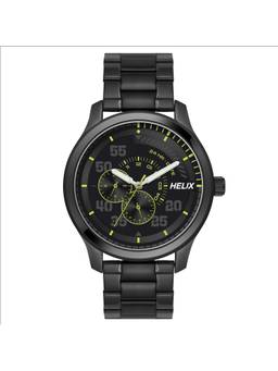 Helix - Men Black Round Dial Analog Watch - TW043HG10 (M)