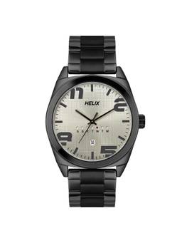 Helix - Men Grey Round Dial Analog Watch - TW044HG04 (M)