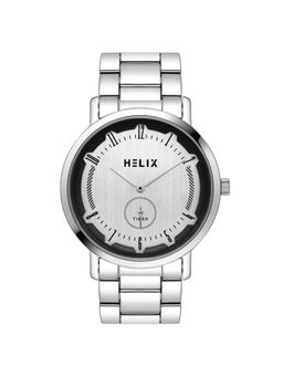 Helix - Men Silver Round Dial Analog Watch - TW053HG06 (M)