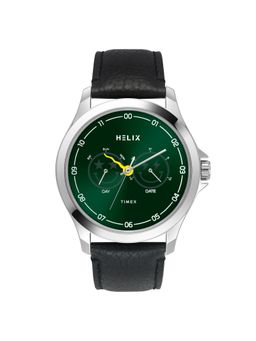 Helix - Men Green Round Dial Analog Watch - TW055HG03 (M)