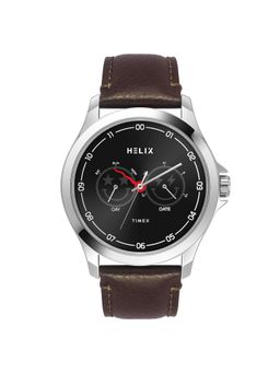 Helix - Men Black Round Dial Analog Watch - TW055HG04 (M)