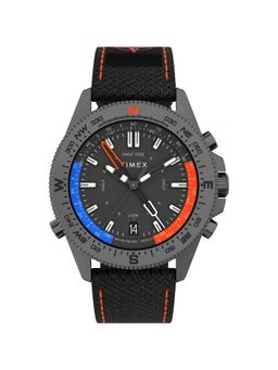 Timex - Men Compass Black Round Dial Analog Watch - TW2V03900X6 (M)