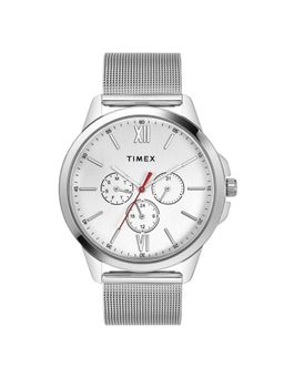 Timex - Men Silver Round Dial Analog Watch - TWEG165SMU03 (M)