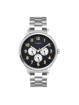 Timex - Men Black Round Dial Analog Watch - TWEG184SMU21 (M)
