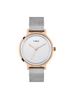 Timex - Women Silver Round Dial Analog Watch - TWEL129SMU02 (M)