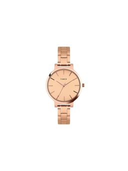 Timex - Women Rose Gold Round Dial Analog Watch - TWHL41SMU05 (M)