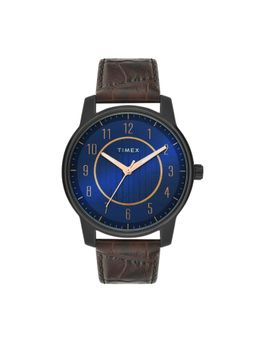Timex - Men Blue Round Dial Analog Watch - TWNTG07SMU01 (M)
