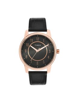Timex - Men Black Round Dial Analog Watch - TWNTG07SMU02 (M)