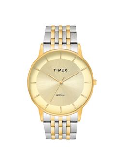 Timex - Men Beige Round Dial Analog Watch - TWTG12002 (M)
