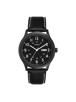 Timex - Round 39mm Black Dial Analog Men Watch - TWTG65SMU14