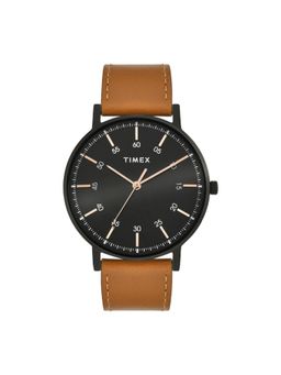 Timex - Men Black Round Dial Analog Watch - TWTG80SMU05 (M)