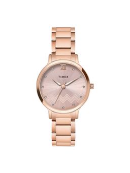 Timex - Trendline Round 21mm Rose Gold Dial Analog Women Watch - TWTL12311