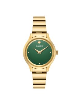 Timex - Women Green Round Dial Analog Watch - TWTL13702 (M)